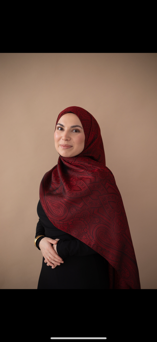 HIJAB - JACQUARD-PAISLEY-MUSTER