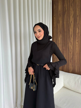 TAILLIERTES JILET - KLEID