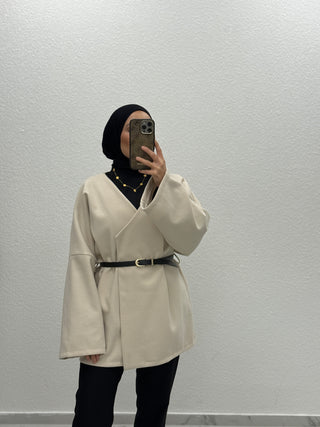 ELINA - JACKE MIT GÜRTEL