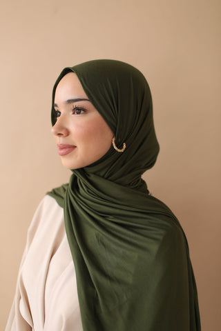 PREMIUM JERSEY HIJAB - KHAKI