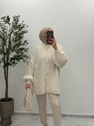 Bouclé-Cardigan