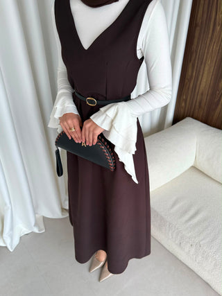 TAILLIERTES JILET - KLEID