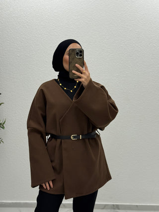 ELINA - JACKE MIT GÜRTEL