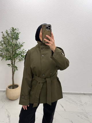 HIGH NECK - TRENCHCOAT