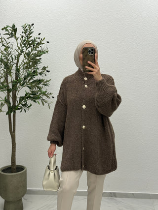 Bouclé-Cardigan
