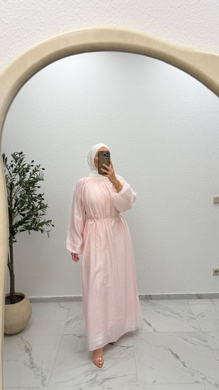KLEID MIT BALLONÄRMELN