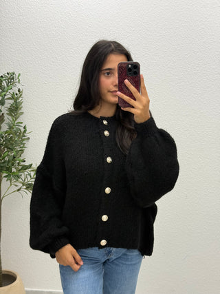 BOUCLÈ CARDIGAN - KURZ