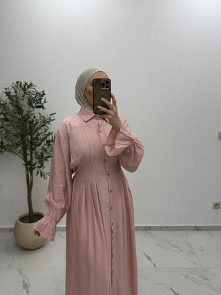 MAXIKLEID MIT KNOPFDETAIL