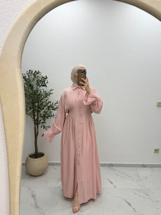 MAXIKLEID MIT KNOPFDETAIL
