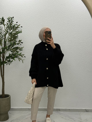 Bouclé-Cardigan