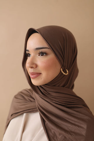 PREMIUM JERSEY HIJAB - MOCCA