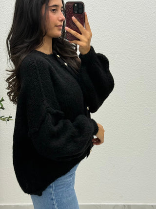 BOUCLÈ CARDIGAN - KURZ