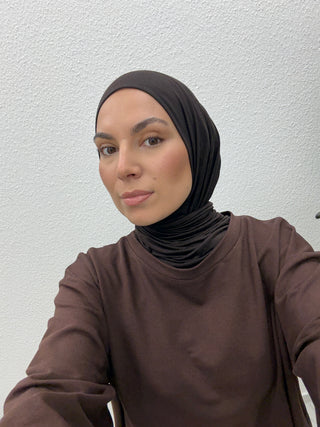 PREMIUM JERSEY HIJAB - EARTH