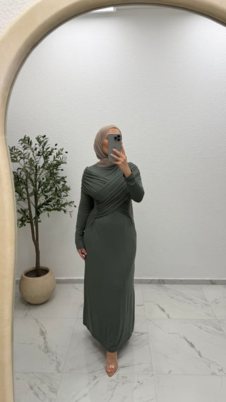 DRAPIERTES - KLEID