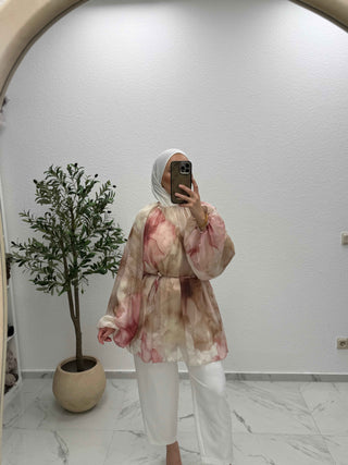 GEBLÜMTES - CHIFFON OBERTEIL