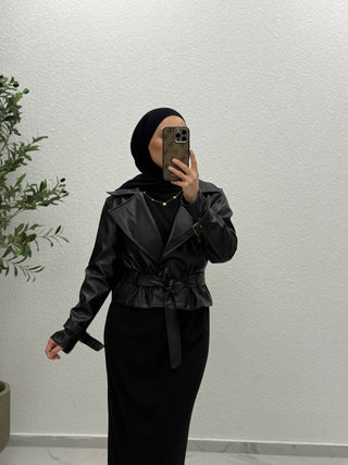 HİLAL - JACKE AUS KUNSTLEDER
