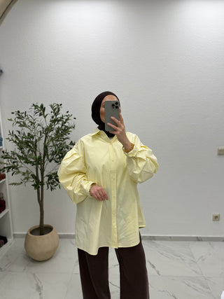 OVERSIZE - BAUMWOLLBLUSE
