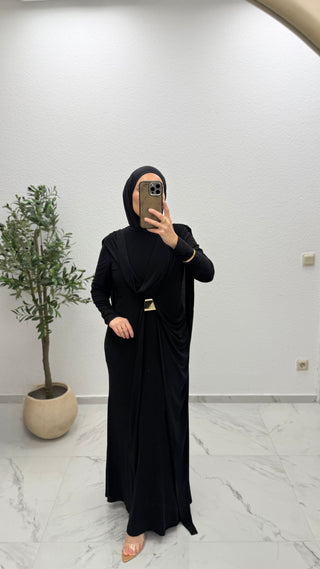 FIGURBETONTES CAPE - KLEID