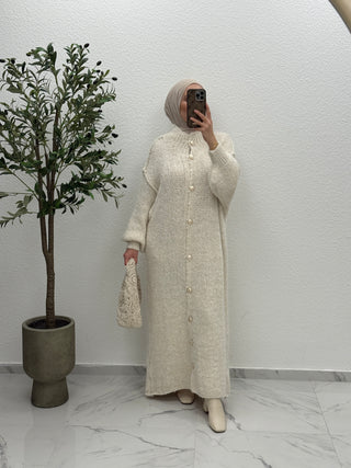 Bouclé-Cardigan Lang