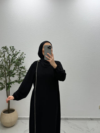 AYSUN - ABAYA MIT STRASS - DETAILS
