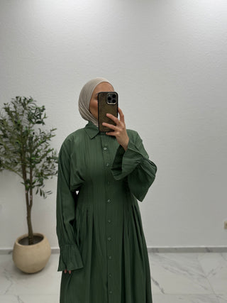 MAXIKLEID MIT KNOPFDETAIL