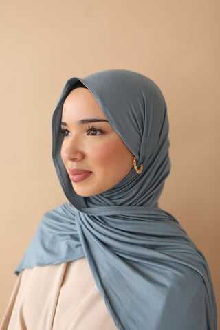 PREMIUM JERSEY HIJAB - SKY BLUE