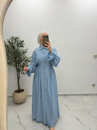 MAXIKLEID MIT KNOPFDETAIL
