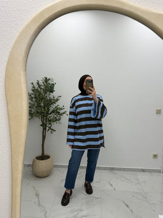 BASIC - OBERTEIL MIT STREIFEN