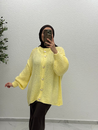Bouclé-Cardigan
