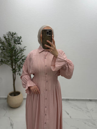 MAXIKLEID MIT KNOPFDETAIL