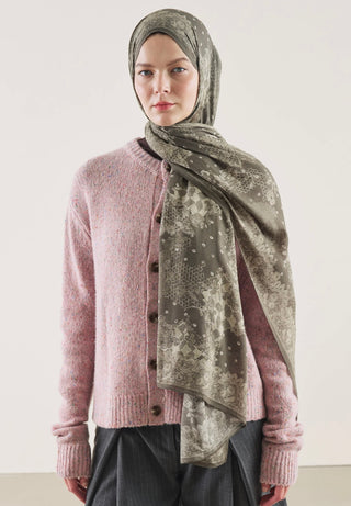 FRESHSCARFS - Floral Lace Pattern Rami Hijab