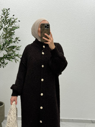 Bouclé-Cardigan Lang