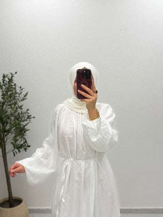 KLEID MIT BALLONÄRMELN