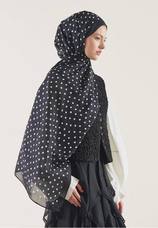 FRESHSCARFS - Small Polka Dot Pattern Rami Hijab