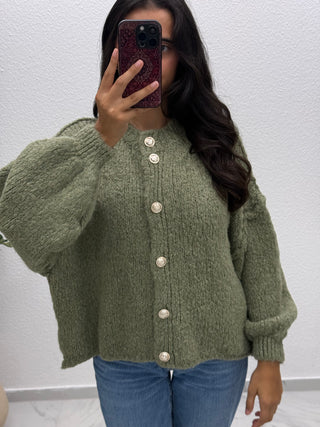BOUCLÈ CARDIGAN - KURZ