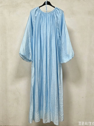 KLEID MIT BALLONÄRMELN