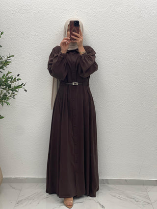 KLEID MIT GÜRTEL