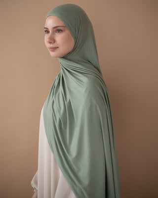 PREMIUM JERSEY HIJAB - PASTEL MINT