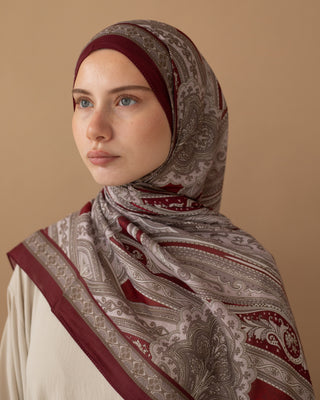 LINA - HIJAB BORDEAUX