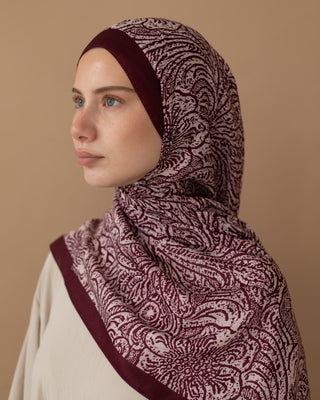 SOFIA - HIJAB BORDEAUX