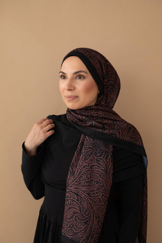 SOFIA - HIJAB DARK CHERRY